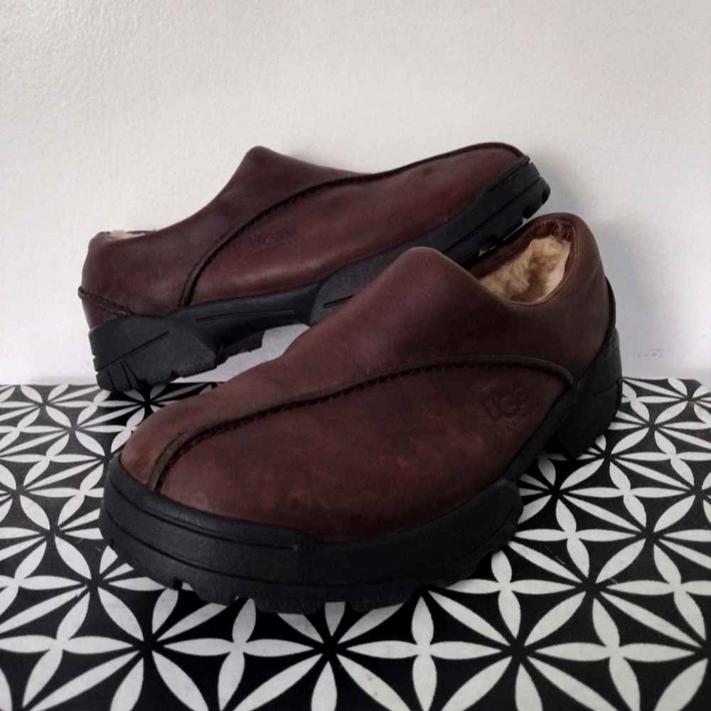 UGG Shearling Lined Slip On Loafers